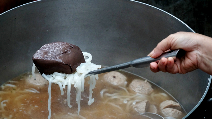 Blood pudding is another side dish you can order extra.